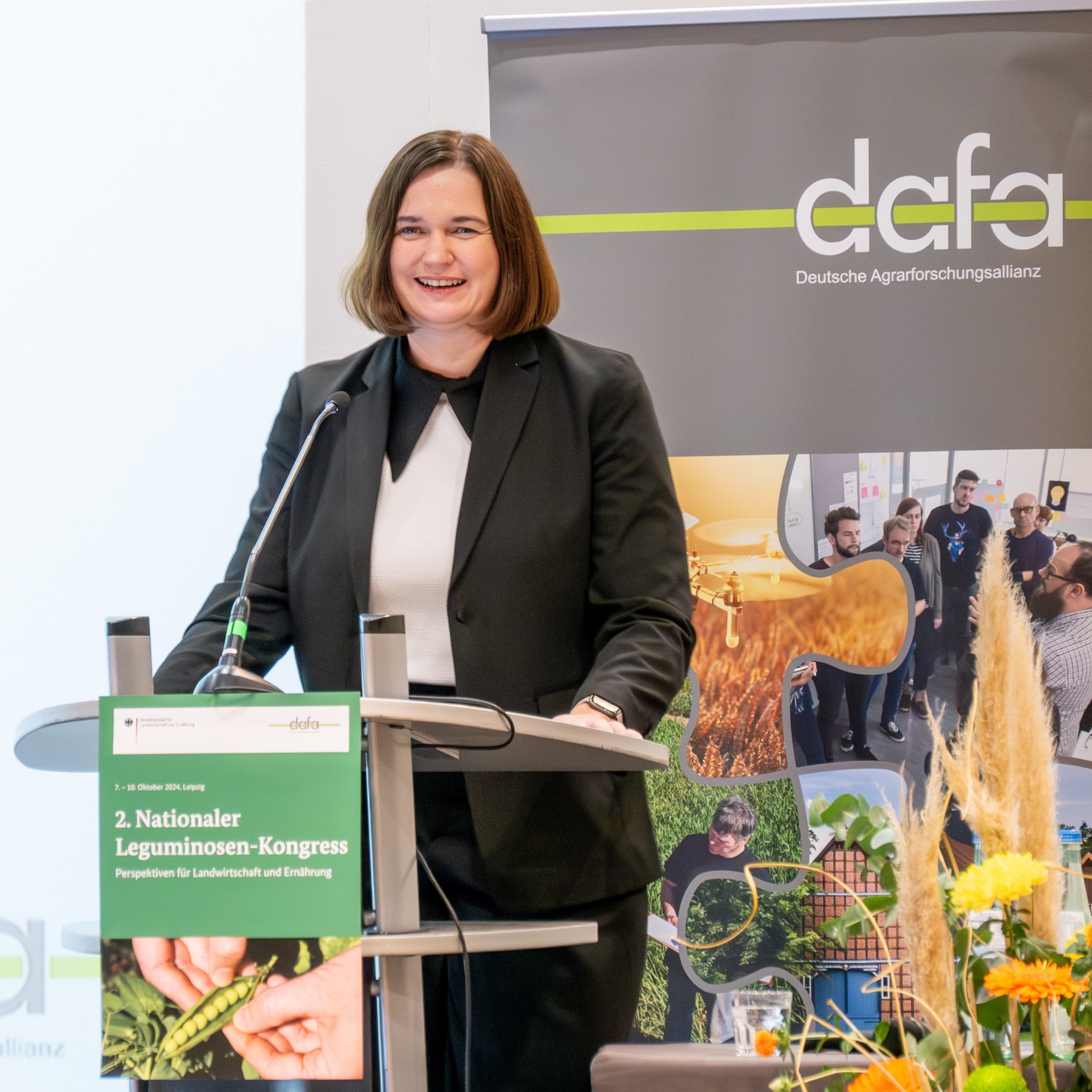 Claudia Müller, Parlamentarische Staatssekretärin am BMEL eröffnete den Kongress
